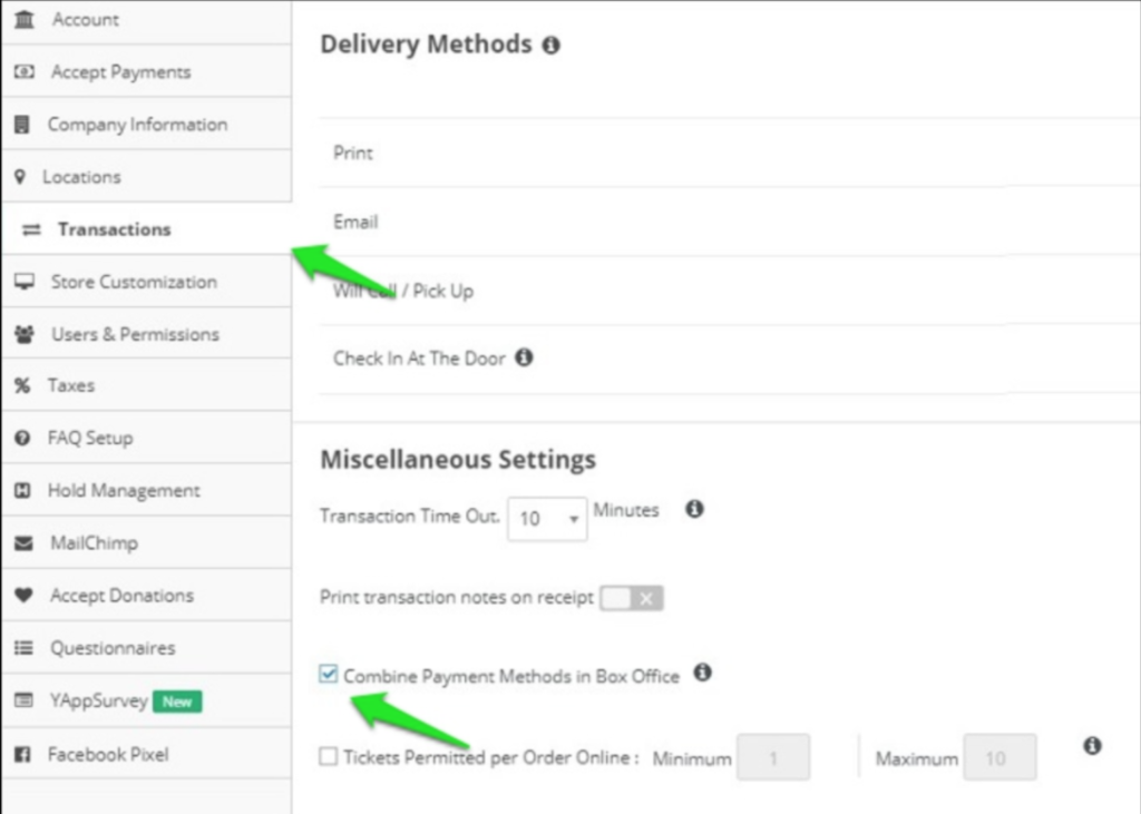 Combined Payment Method